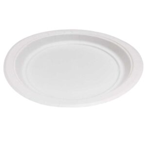 צלחת נייר קוטר 23 ס”מ לבן חלק - 500 צלחות