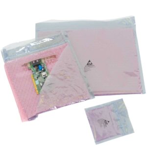 שקיות שילדינג + בועות אנטי סטטי עם פס סגירה