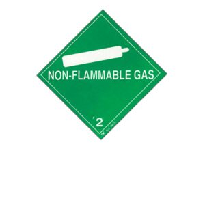 מדבקות אזהרה NON-FLAMMABLE GAS