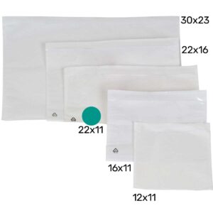 מעטפות Packing List חלק 22X11 ס״מ - 1000 מעטפות