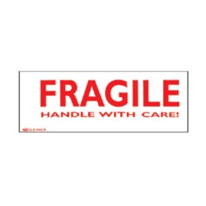 מדבקות 170X65 FRAGILE מ״מ