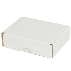 קופסאות קרטון ממבלט E-FLUT לבן 110X90X33 מ״מ
