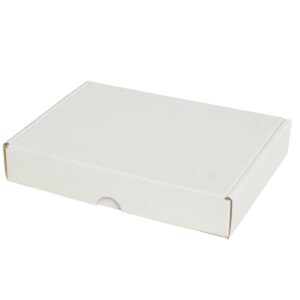 קופסאות קרטון E-FLUT לבן ממבלט 225X160X40 מ״מ