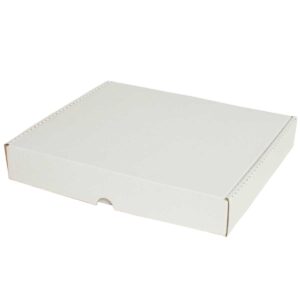 קופסאות קרטון E-FLUT לבן ממבלט 310X270X50 מ״מ