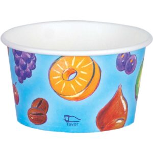 כוסות גלידה 500 מ״ל סדרת פירות - 500 כוסות